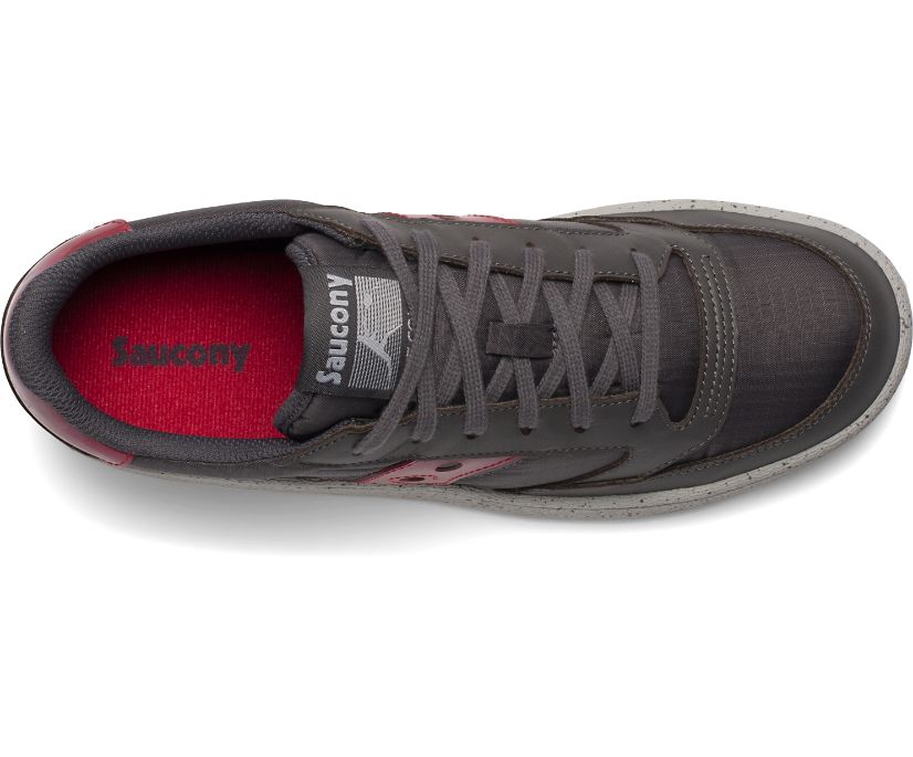 Saucony Jazz Court Women's Originals Black / Red | AU 047XYUF